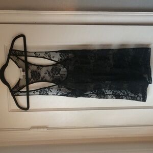 Faith 21 black lace tank top size XL